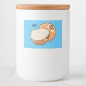 Étiquette Pour Bocaux Illustration d'oignon (Devant)