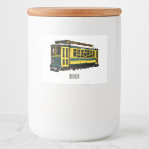 Étiquette Pour Bocaux Illustration du chariot Mata