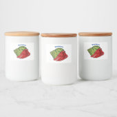 Étiquette Pour Bocaux Illustration du crabe mignon (Bouteilles)