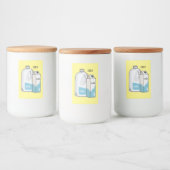 Étiquette Pour Bocaux Illustration du lait (Bouteilles)