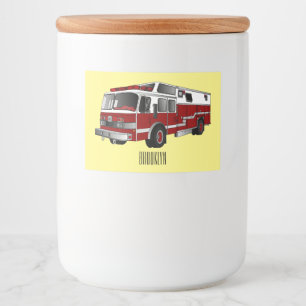 Étiquette Pour Bocaux Illustration du moteur à incendie