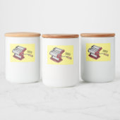 Étiquette Pour Bocaux Illustration d'un fabricant de pâtes alimentaires (Bouteilles)