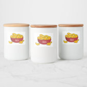 Étiquette Pour Bocaux Illustration d'une puce de pomme de terre (Bouteilles)