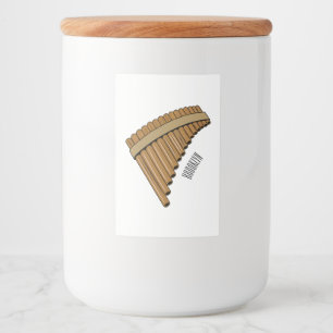 Étiquette Pour Bocaux Illustration Pan flûte / panpipes