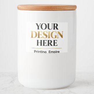 Étiquette Pour Bocaux Impression personnalisée - Commande en gros sans m