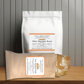 Étiquette Pour Bocaux Ingrédients de la boulangerie de la maison de Cott