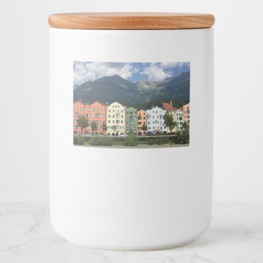 Étiquette Pour Bocaux Innsbruck, ville autrichienne du Tyrol (Devant)