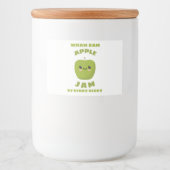 Étiquette Pour Bocaux Jam à la pomme Kawaii (Devant)