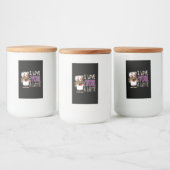 Étiquette Pour Bocaux Je t'aime un latte (Bouteilles)