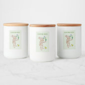 Étiquette Pour Bocaux Jonglage de lapin de Pâques (Bouteilles)