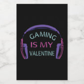 Étiquette Pour Bocaux Jouer est ma Saint Valentin (Étiquettes simples)