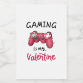 Étiquette Pour Bocaux Jouer est ma Saint Valentin (Étiquettes simples)