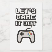 Étiquette Pour Bocaux Jouons-le (Étiquettes simples)