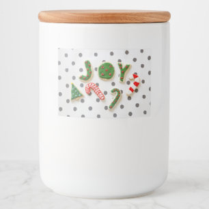 Étiquette Pour Bocaux Joy Christmas cookies