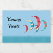 Étiquette Pour Bocaux Kite Surf (Étiquettes simples)