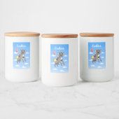 Étiquette Pour Bocaux Koala Bear Fusée (Bouteilles)