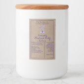 Étiquette Pour Bocaux Kraft Lavender bouteille de cosmétique imperméable (Devant)