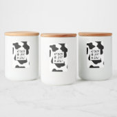 Étiquette Pour Bocaux Lait de vache (Bouteilles)