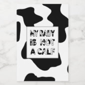 Étiquette Pour Bocaux Lait de vache (Étiquettes simples)