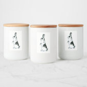 Étiquette Pour Bocaux Lapin : Noir et Blanc (Bouteilles)