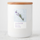 Étiquette Pour Bocaux Lavender Facial Mask Label (Devant)