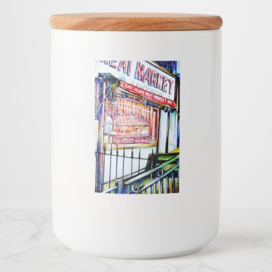 Étiquette Pour Bocaux Le jardin de la sagesse de l'East Village (Devant)