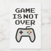 Étiquette Pour Bocaux Le jeu n'est pas terminé (Étiquettes simples)