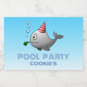 Étiquette Pour Bocaux Le Pool Party de Little Whale (Étiquettes simples)