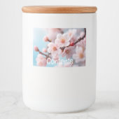 Étiquette Pour Bocaux Magie de Fleur Rose (Devant)