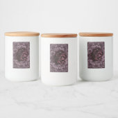 Étiquette Pour Bocaux Mandala de rose (Bouteilles)