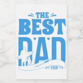 Étiquette Pour Bocaux Meilleur Papa Ever (Étiquettes simples)