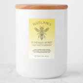 Étiquette Pour Bocaux Miel maison personnalisé (Devant)