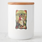 Étiquette Pour Bocaux Modèle cuisine Art nouveau vintage (Devant)