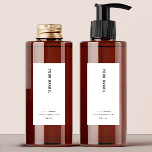 Étiquette Pour Bocaux Moderne minimaliste produit simple étanche Étiquet