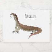 Étiquette Pour Bocaux Monitor lizard (Étiquettes simples)