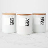 Étiquette Pour Bocaux Motif zèbre (Bouteilles)