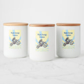 Étiquette Pour Bocaux Motocross (Bouteilles)