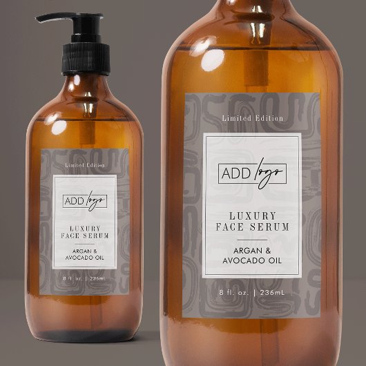 Étiquette Pour Bocaux Neutral Beige Taupe Boho Waterproof Product Label