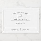 Étiquette Pour Bocaux Nourritures (Étiquettes simples)