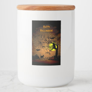 Étiquette Pour Bocaux Nuit d'Halloween, Joyeux Halloween !