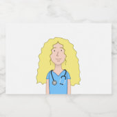 Étiquette Pour Bocaux Nurse (Étiquettes simples)