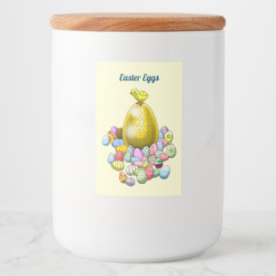 Étiquette Pour Bocaux Oeufs de Pâques