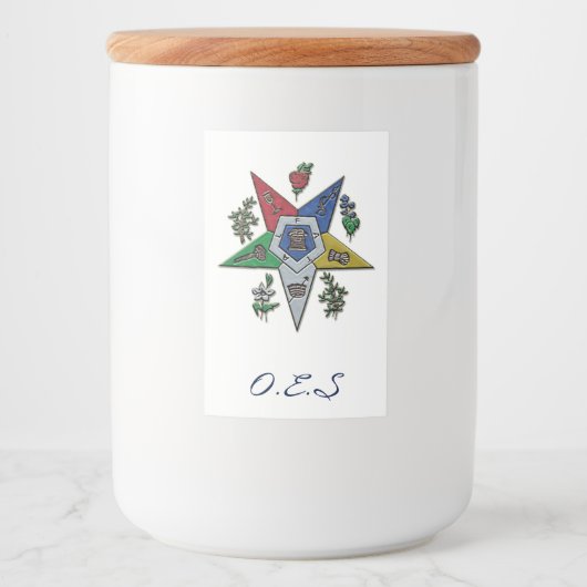 Étiquette Pour Bocaux Ordre De L'Étoile Orientale (Devant)