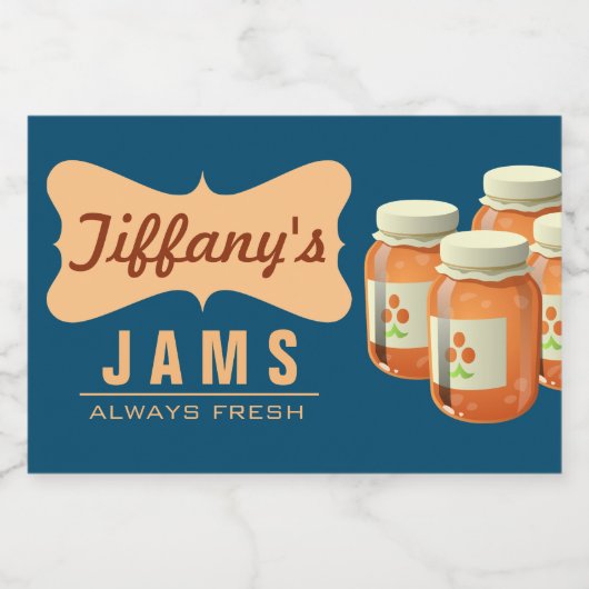 Étiquette Pour Bocaux Organique Naturel | Orange Marmalade | Confitures (Étiquettes simples)