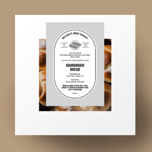 Étiquette Pour Bocaux Pain Pain Législation minimale Cottage Boulangerie