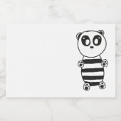 Étiquette Pour Bocaux Panda Kids (Étiquettes simples)