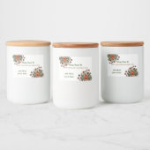 Étiquette Pour Bocaux Parfums de casserole de fête (Bouteilles)