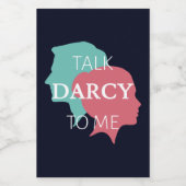 Étiquette Pour Bocaux Parle Darcy à moi IV (Étiquettes simples)