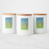 Étiquette Pour Bocaux Pear Pals Drôle Cartoon Compote Pie et plus (Bouteilles)