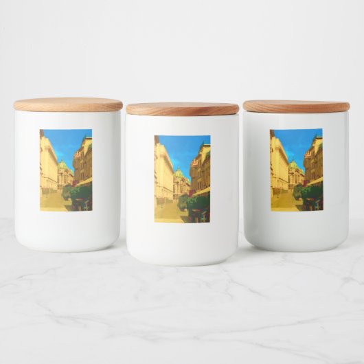 Étiquette Pour Bocaux Peinture numérique de Bucarest (Bouteilles)